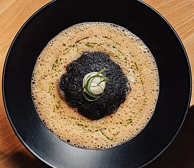Blue Swimmer Crab | Rock Lobster Bisque | Smoked Oyster